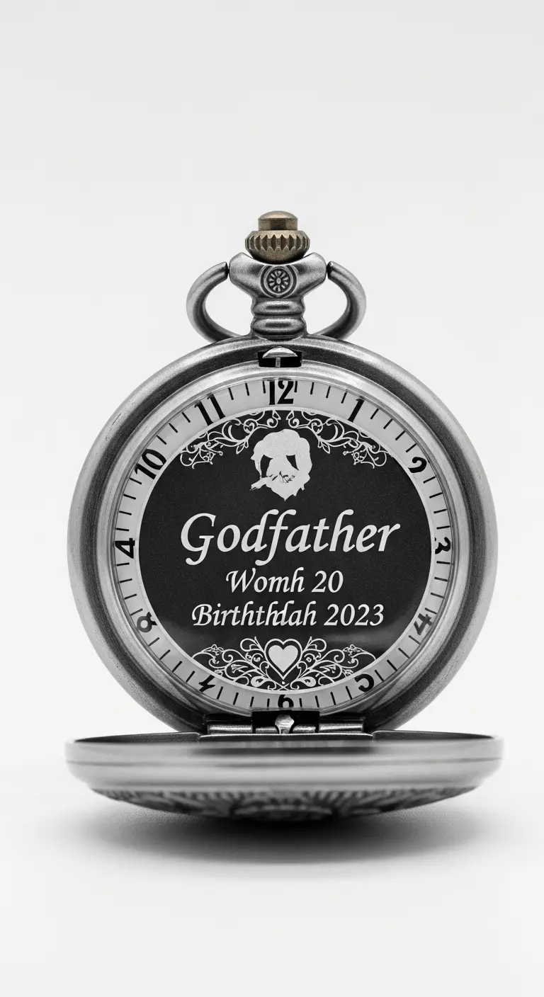 Engraved Pocket Watch