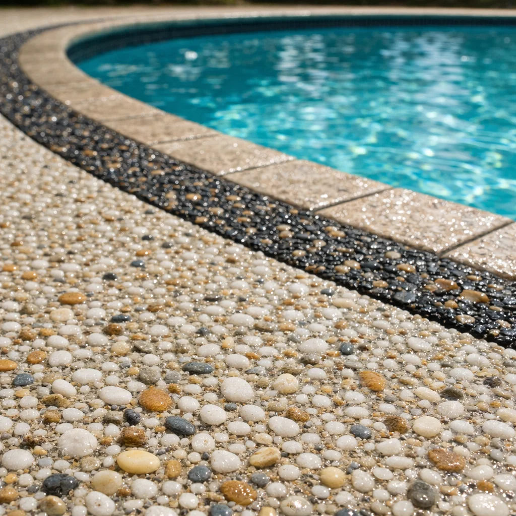 Exposed Aggregate Concrete for Texture and Visual Depth