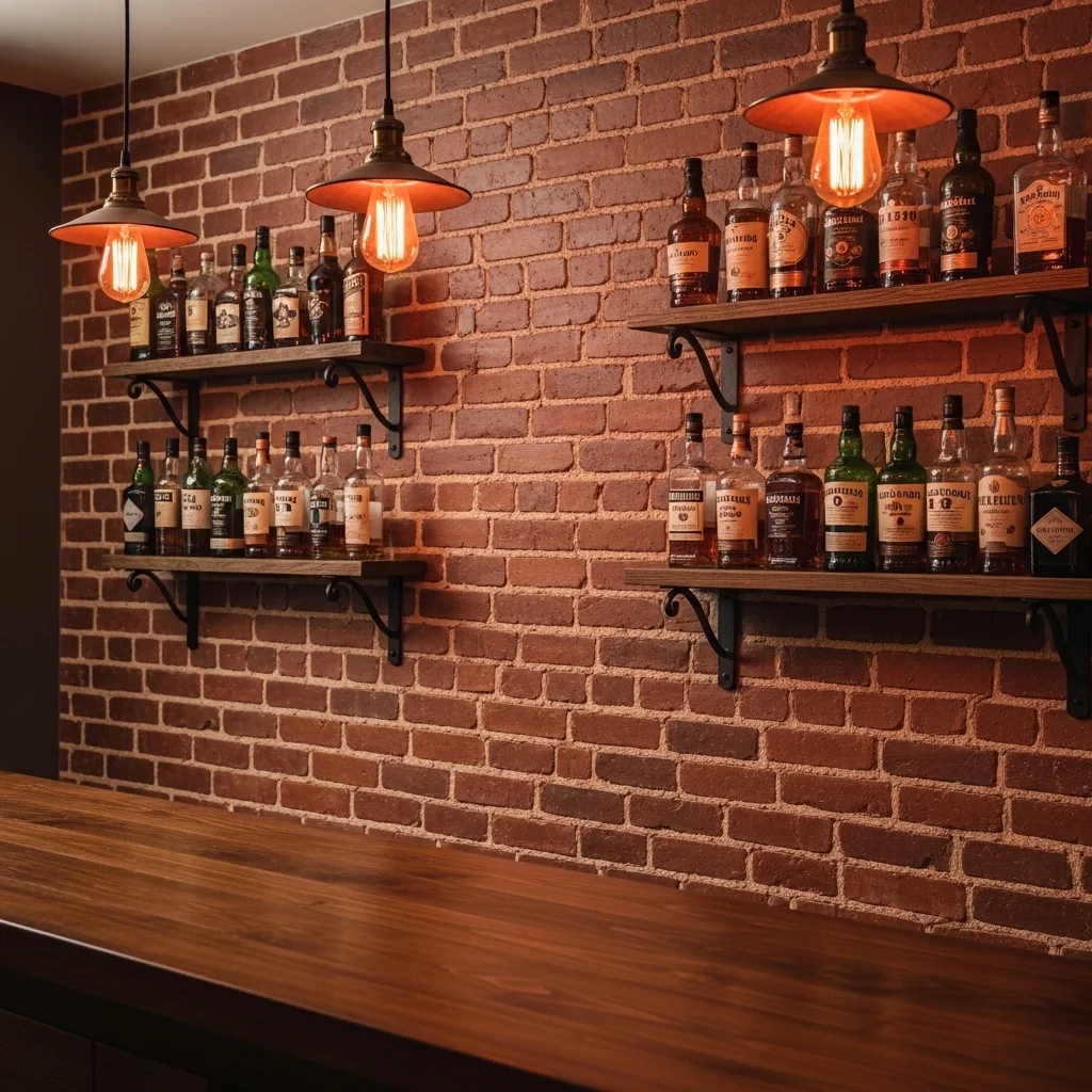 Feature an Exposed Brick Wall