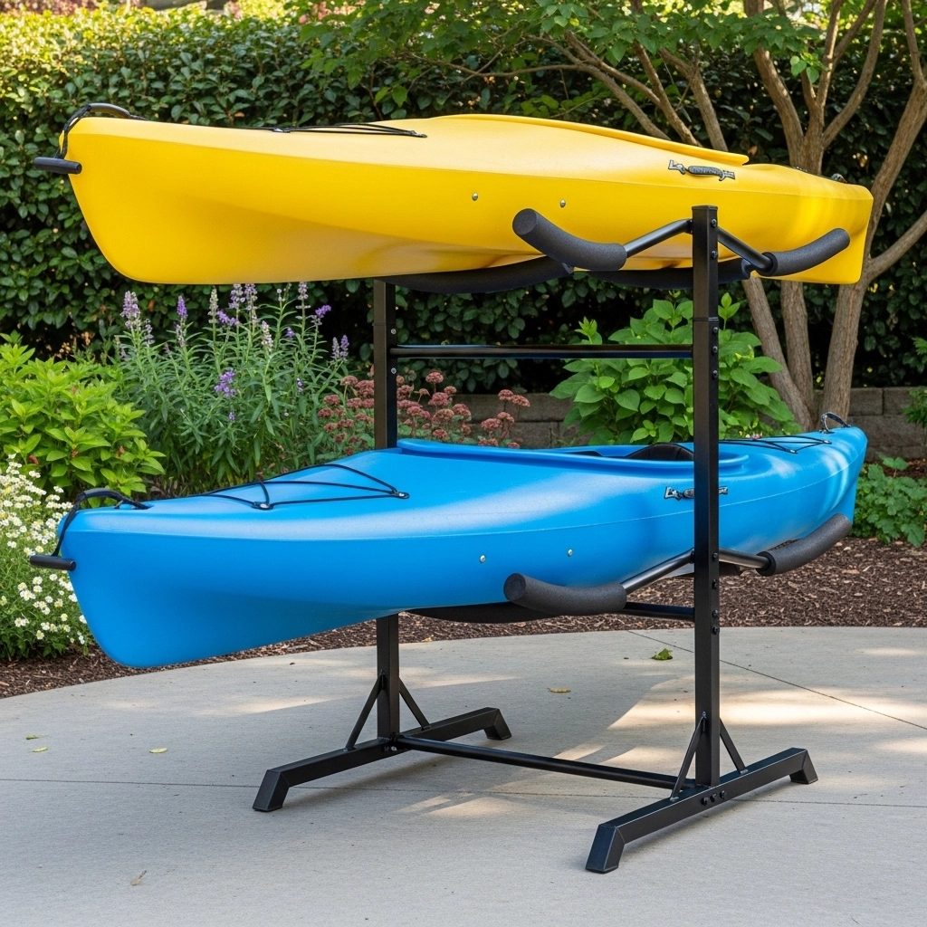 Freestanding Outdoor Kayak Rack Freestanding Outdoor Kayak Rack