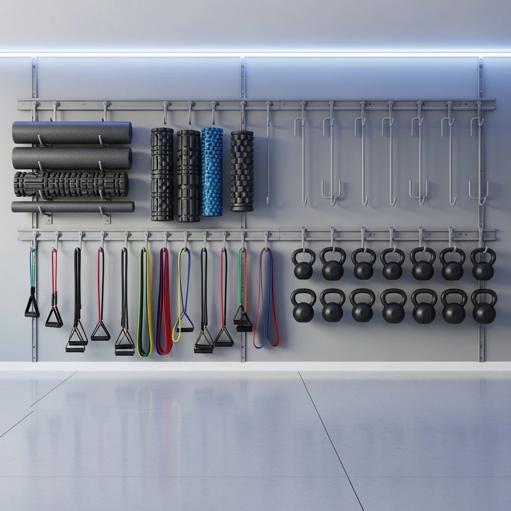 Garage Wall Track Storage System