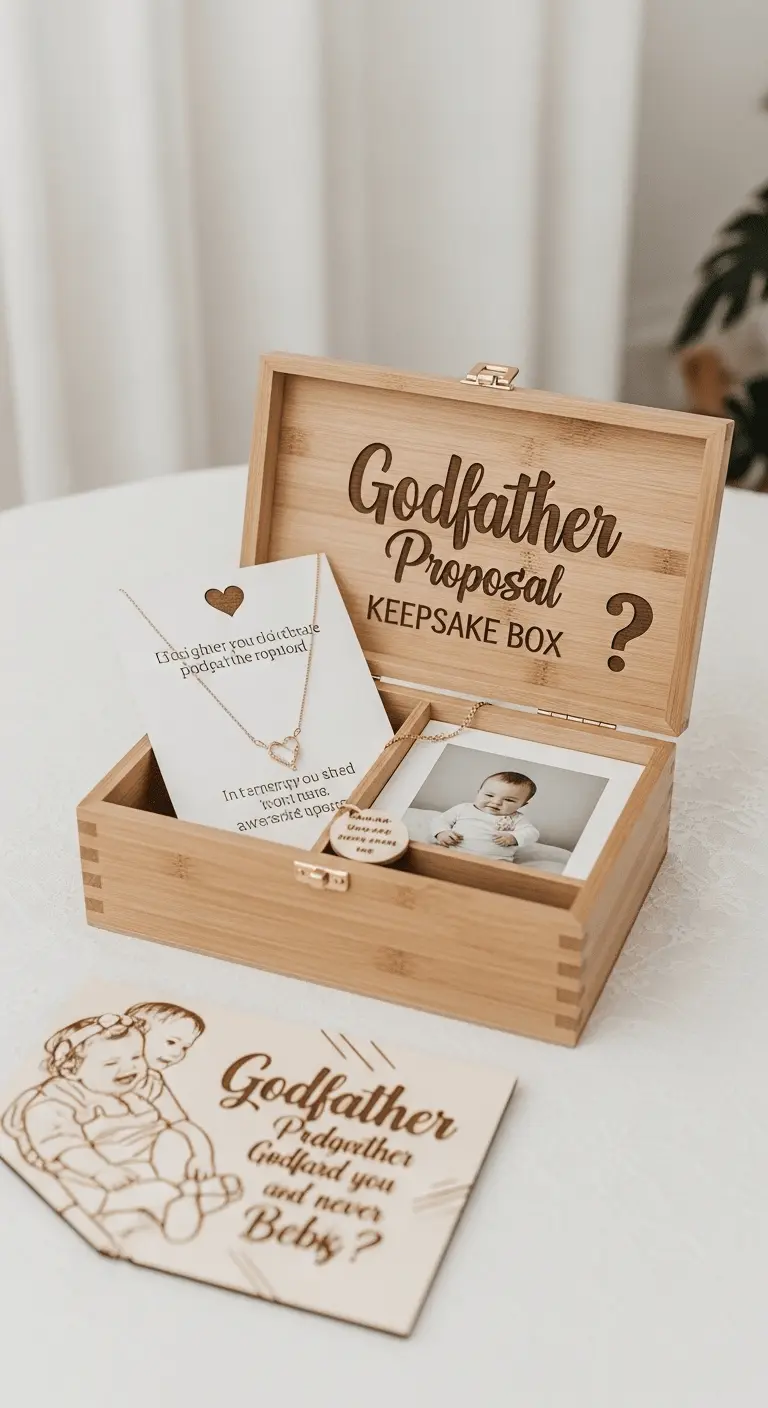 Godfather Proposal Keepsake Box