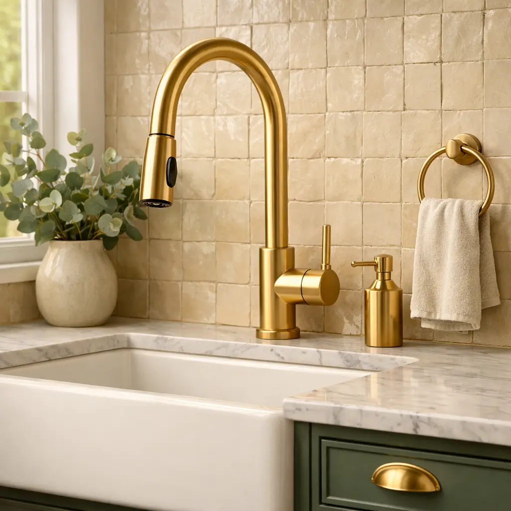 Gold Faucets and Fixtures as Statement Pieces Gold Faucets and Fixtures as Statement Pieces