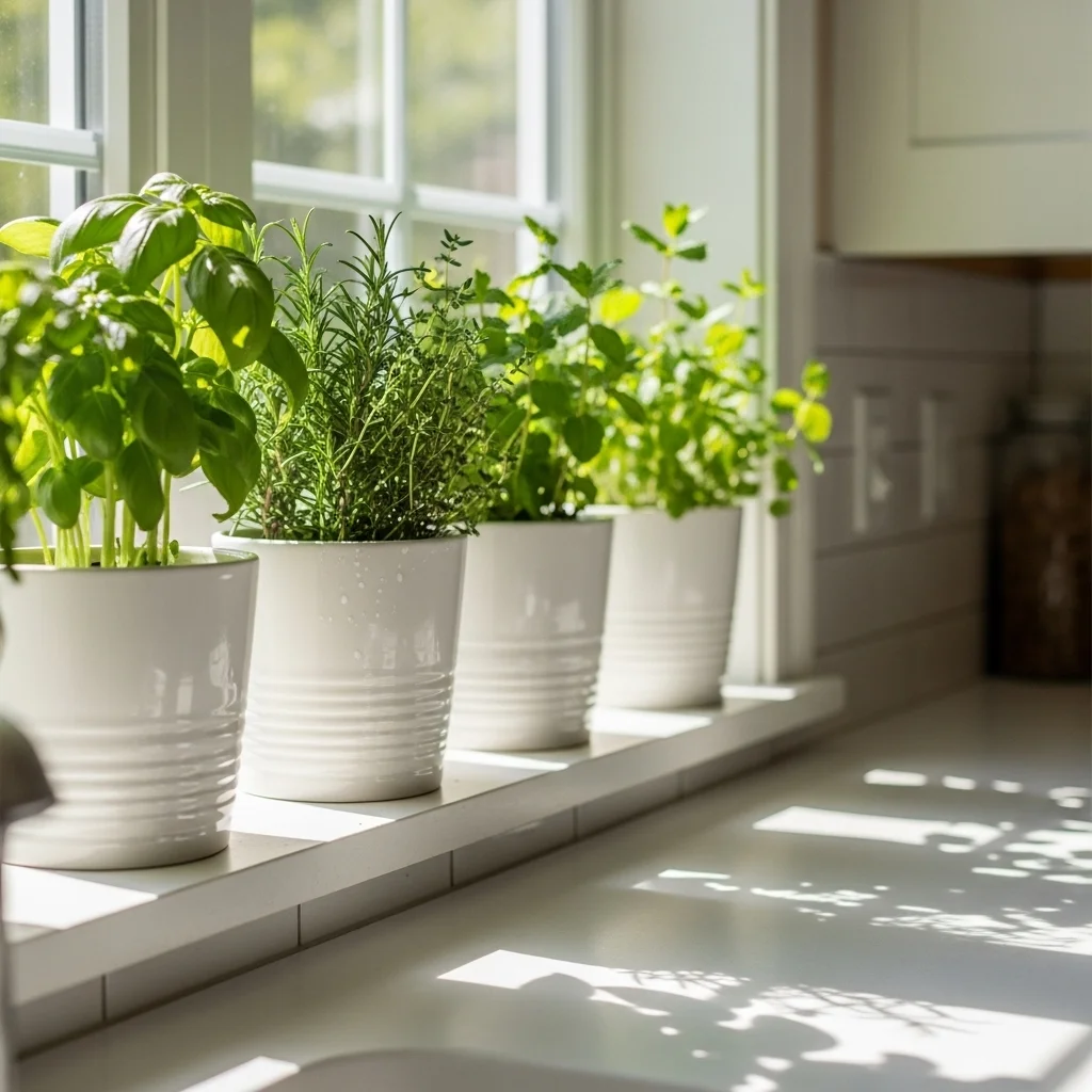 Herb Garden on the Windowsill