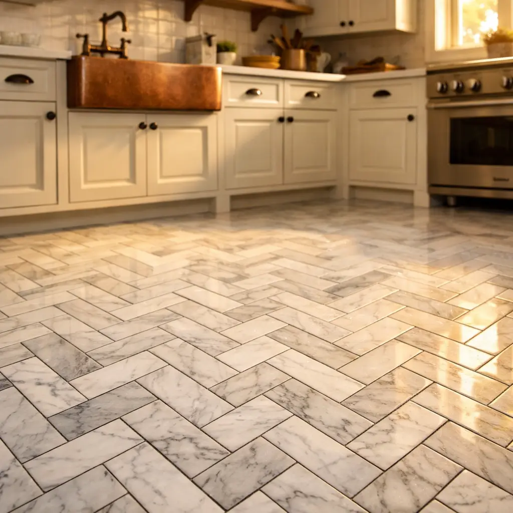 Herringbone Marble Pattern for Artisan Character