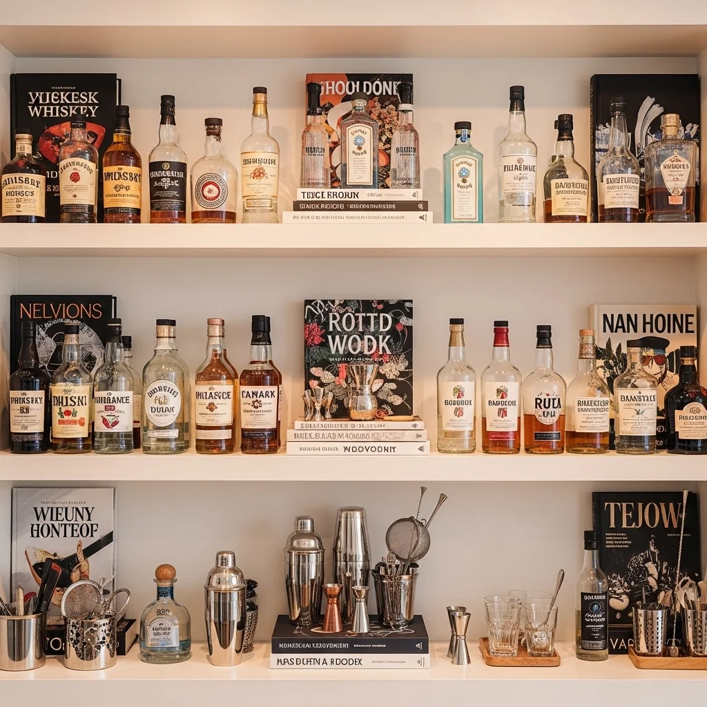 Incorporate Open Shelving with Strategic Organization