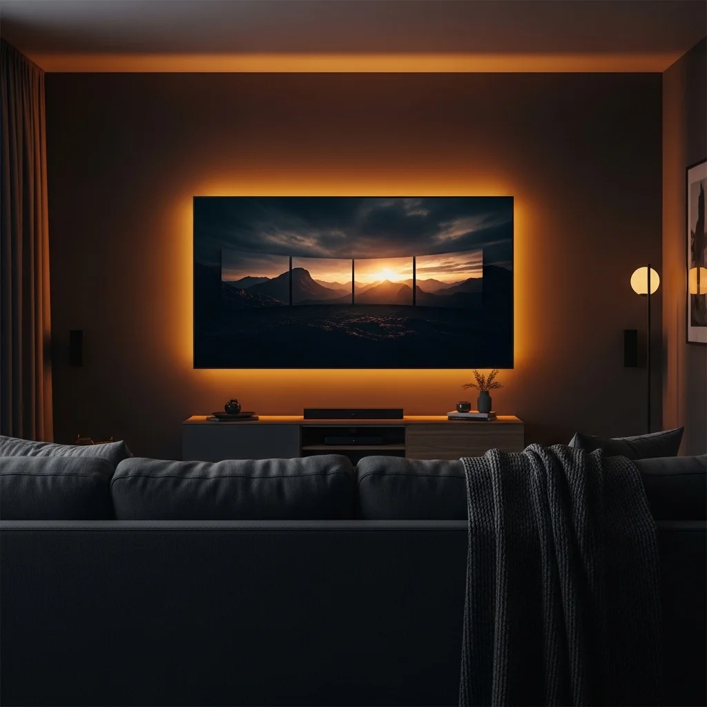 Install LED Strip Lights Behind Your Television
