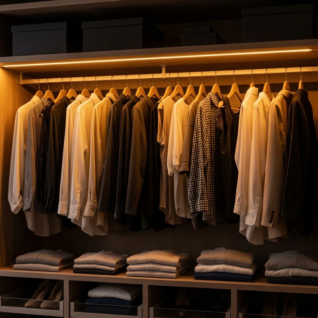 Install Lighting Inside the Closet