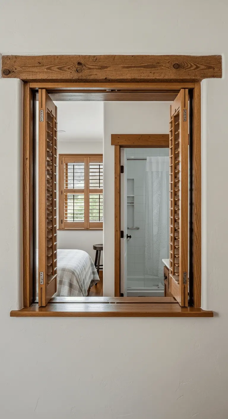 Interior Window with Shutters