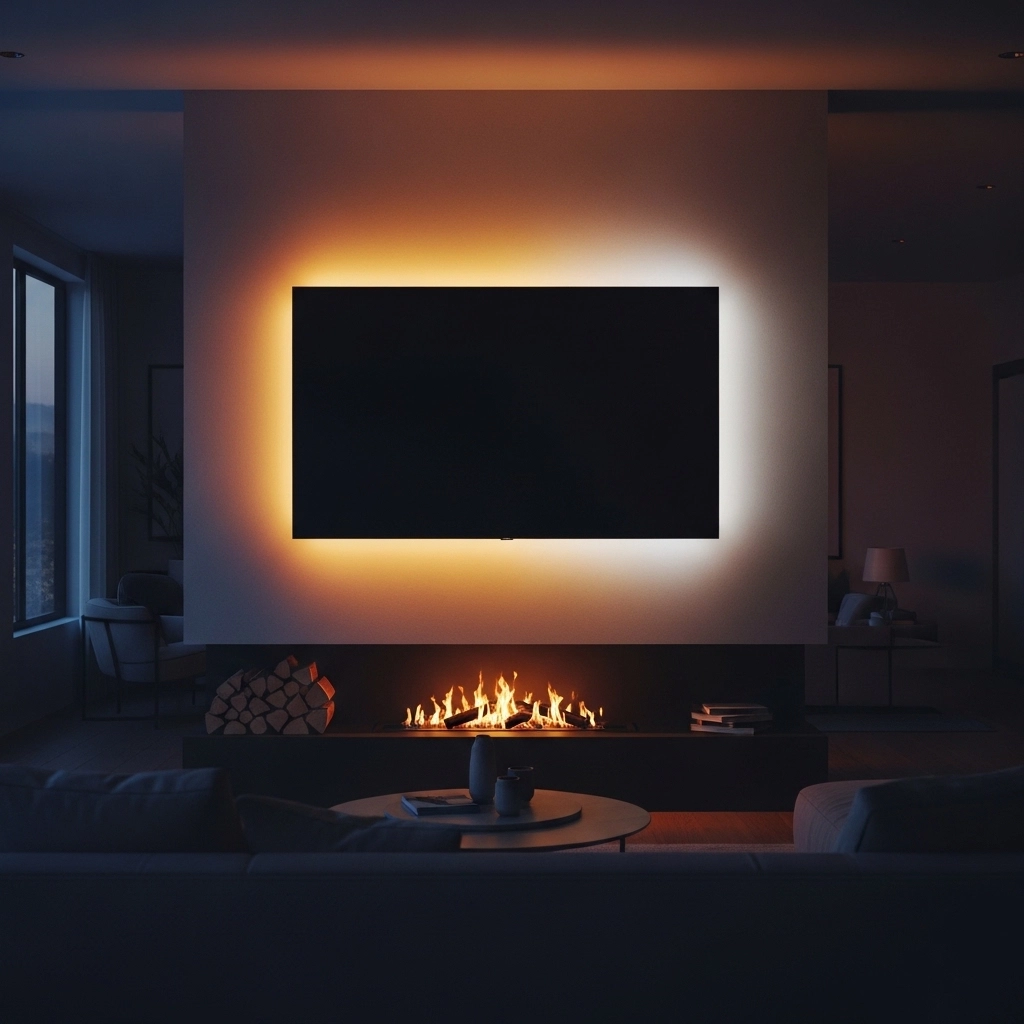 LED Accent Lighting Behind the TV
