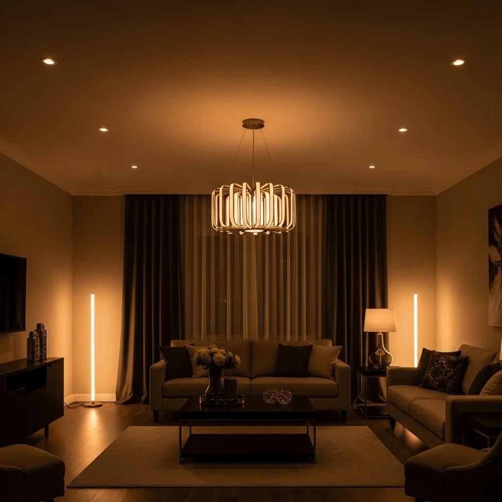 Layer Your Living Room Lighting