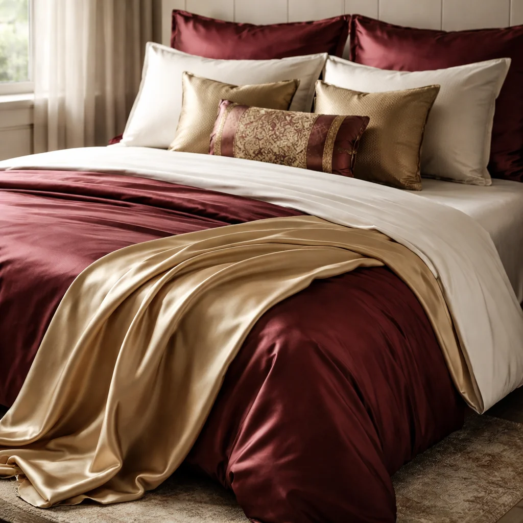 Layered Bedding for a Plush Regal Look Layered Bedding for a Plush Regal Look