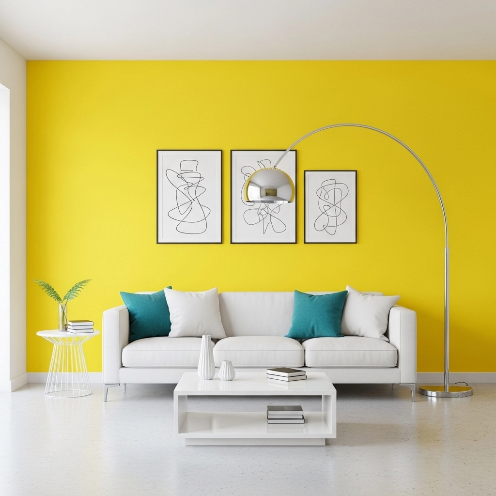 Lemon Yellow for a Fresh Contemporary Feel
