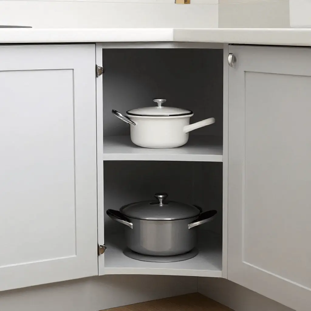 Maximize Corner Cabinet Space Maximize Corner Cabinet Space