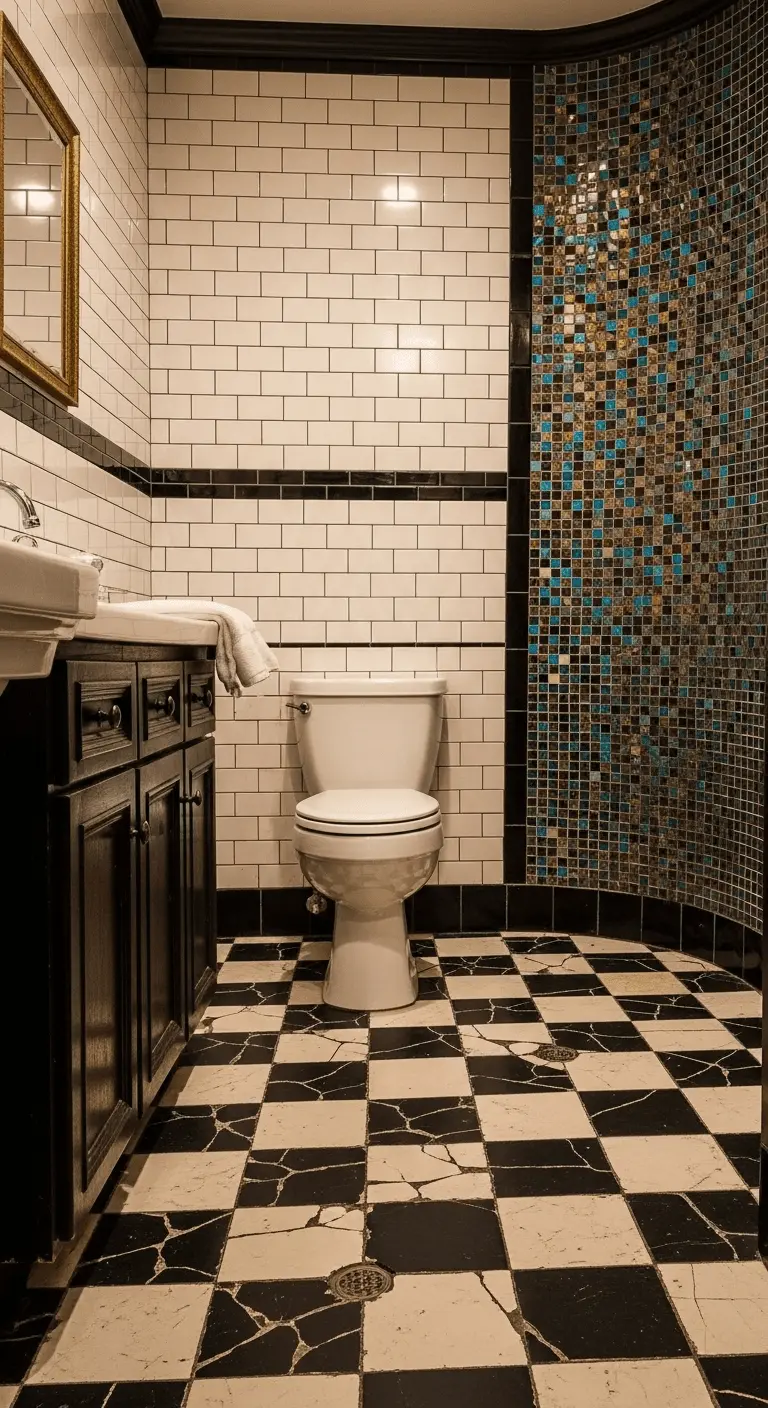 Mismatched or Vintage Tile