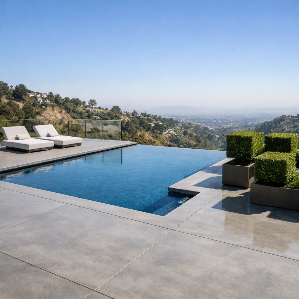 Modern Smooth Trowel Finish Concrete