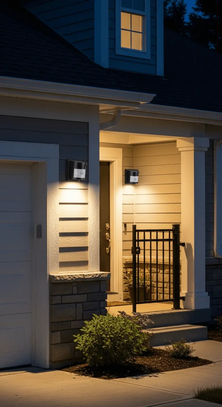 Motion Sensor LED Sconces