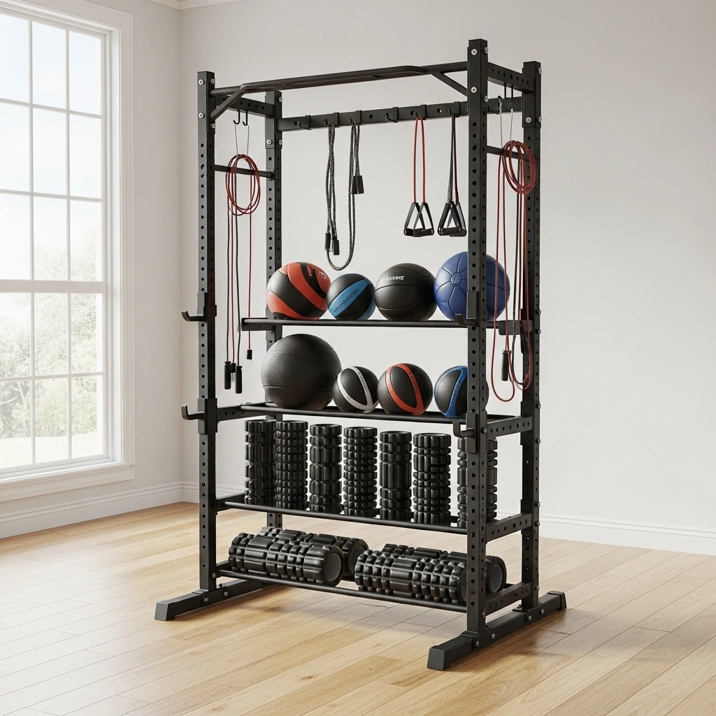 Multi Purpose Sports Equipment Rack