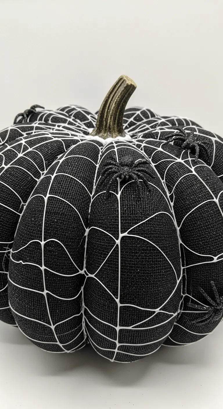 No Carve Black Fabric Wrapped