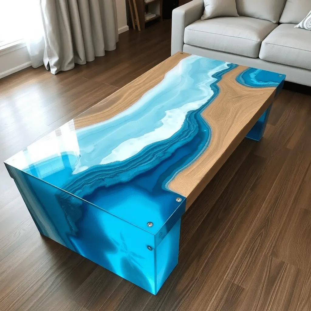 Ocean Wave Coffee Table