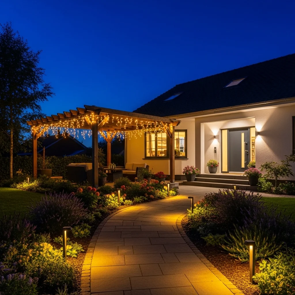 Add LED String Lights to Patios and Pergolas