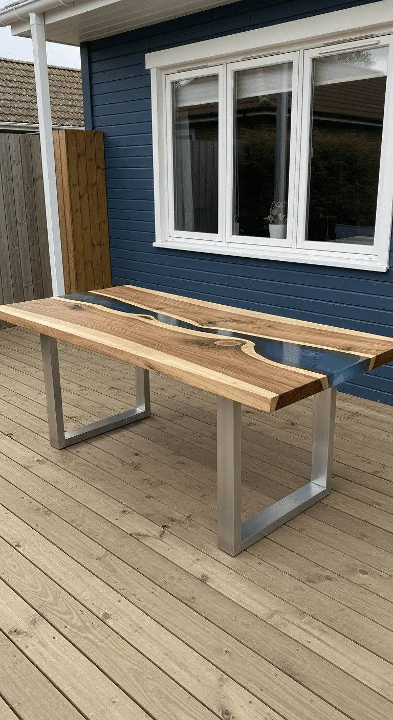 Outdoor Patio River Table