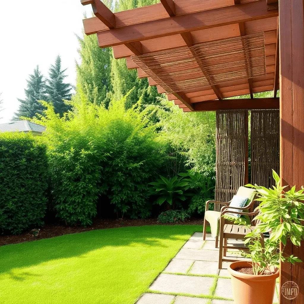 Outdoor Room with Hedges