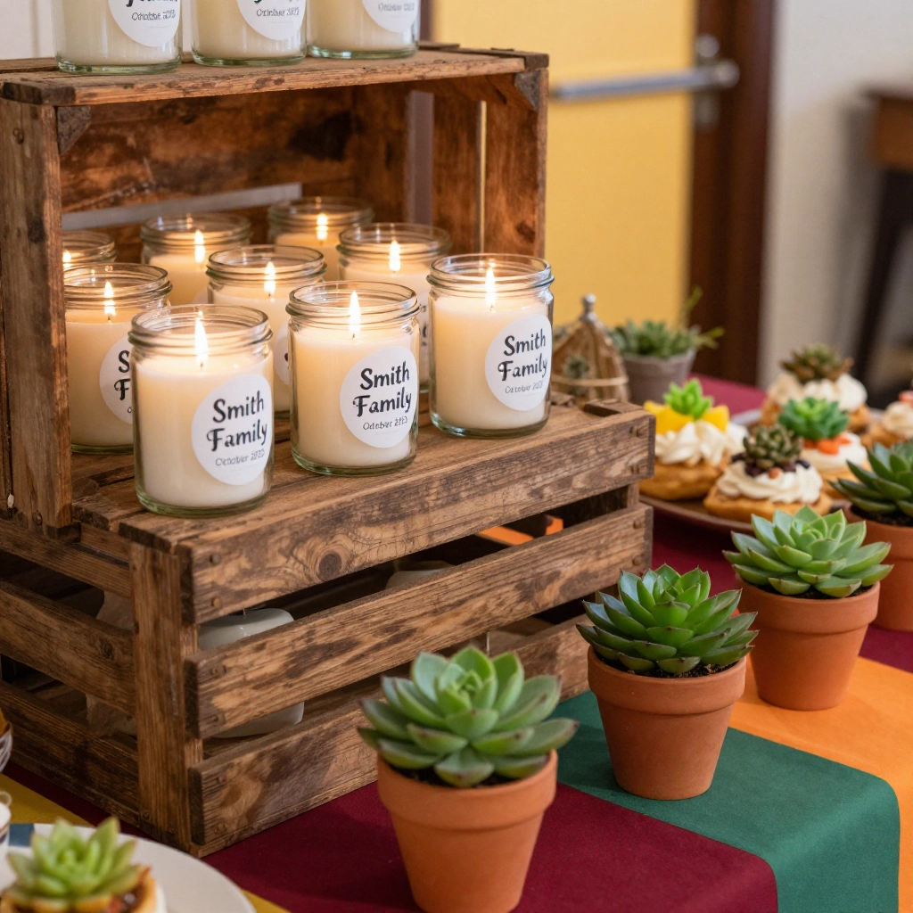 Personalized Party Favors as Decor Personalized Party Favors as Decor