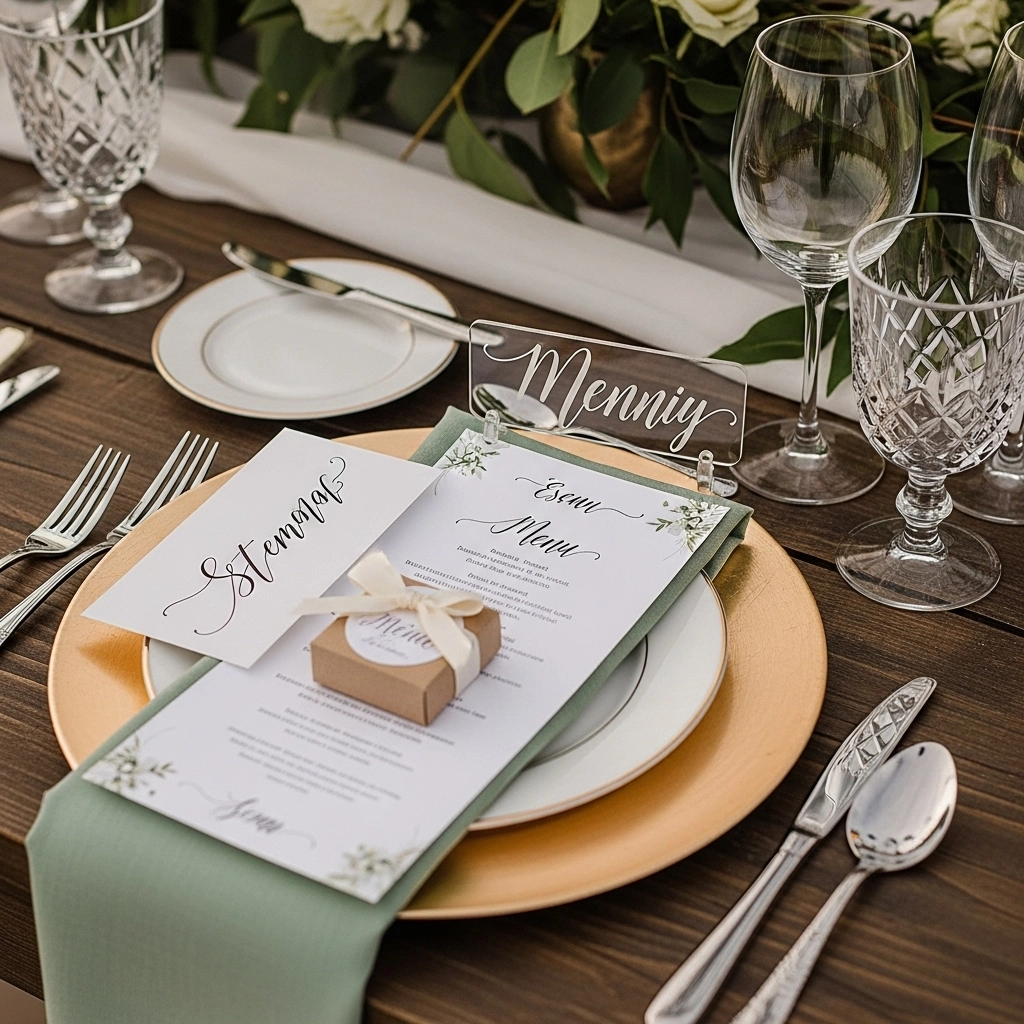 Personalized Place Setting Details