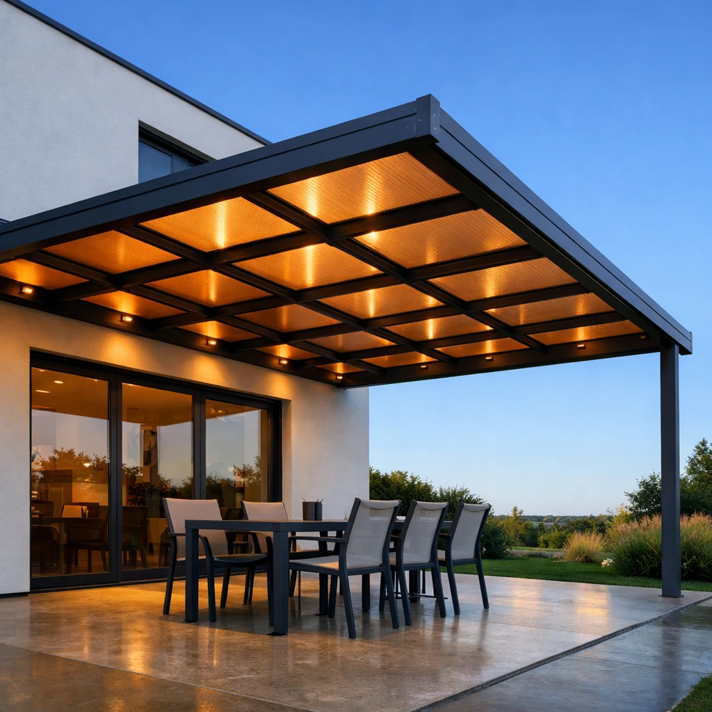 Polycarbonate Roof Panel Shade Cover