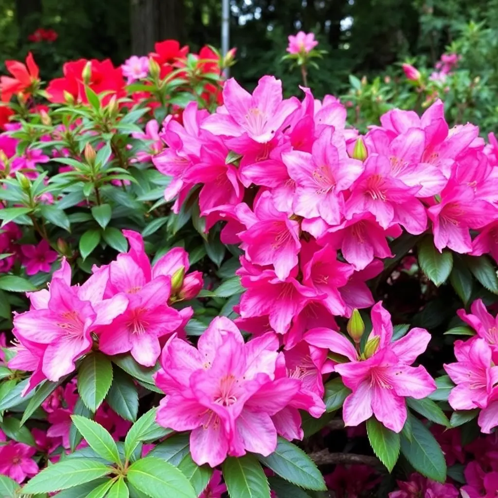 Rhod odendrons and Azaleas