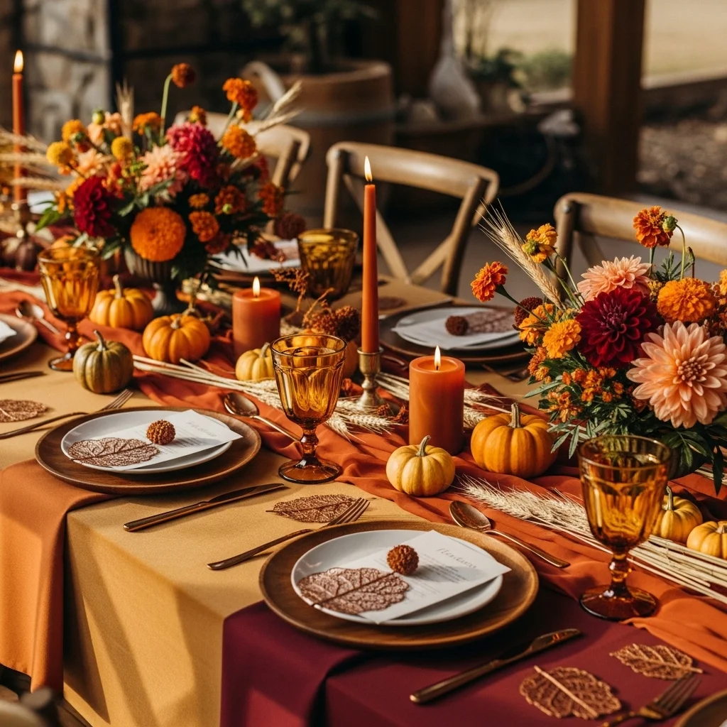 Seasonal Autumn Harvest Table