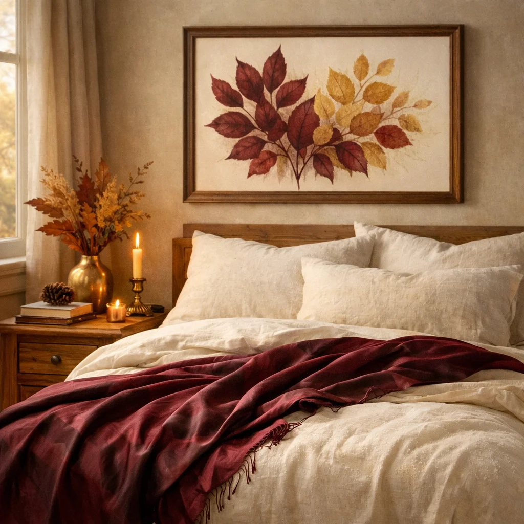 Seasonal Styling With Burgundy and Gold Seasonal Styling With Burgundy and Gold