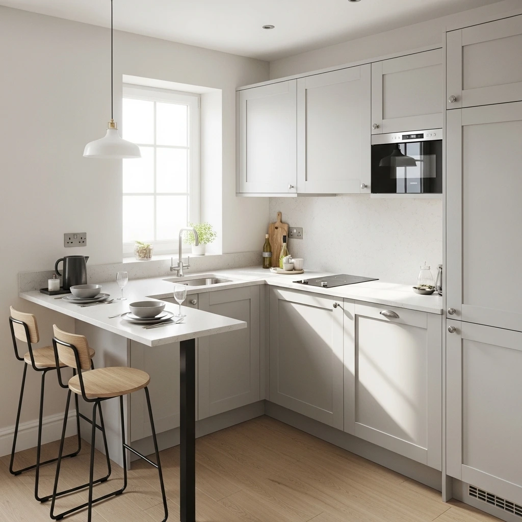 Small Kitchen Peninsula for Compact Spaces Small Kitchen Peninsula for Compact Spaces