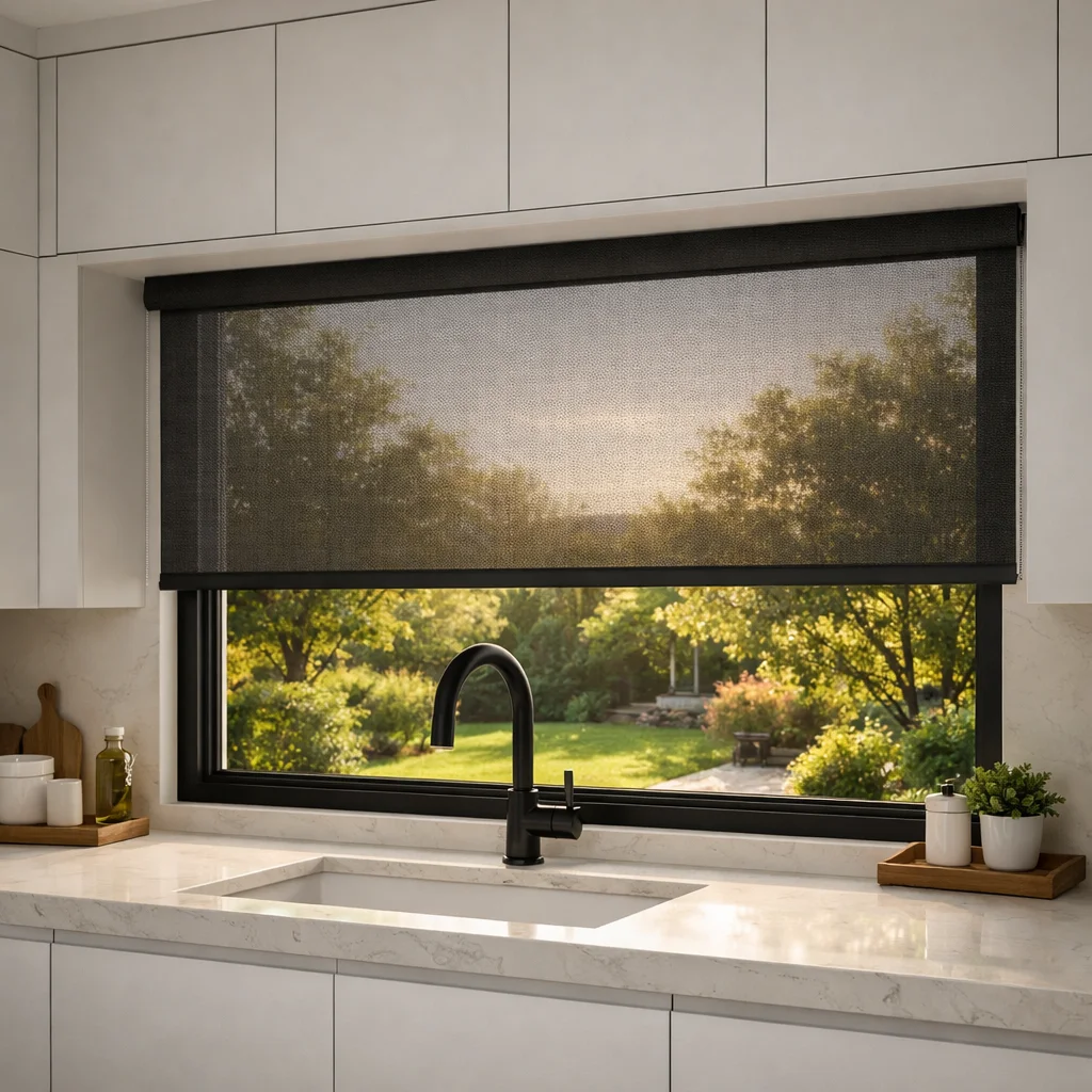 Solar Shades for Glare Control