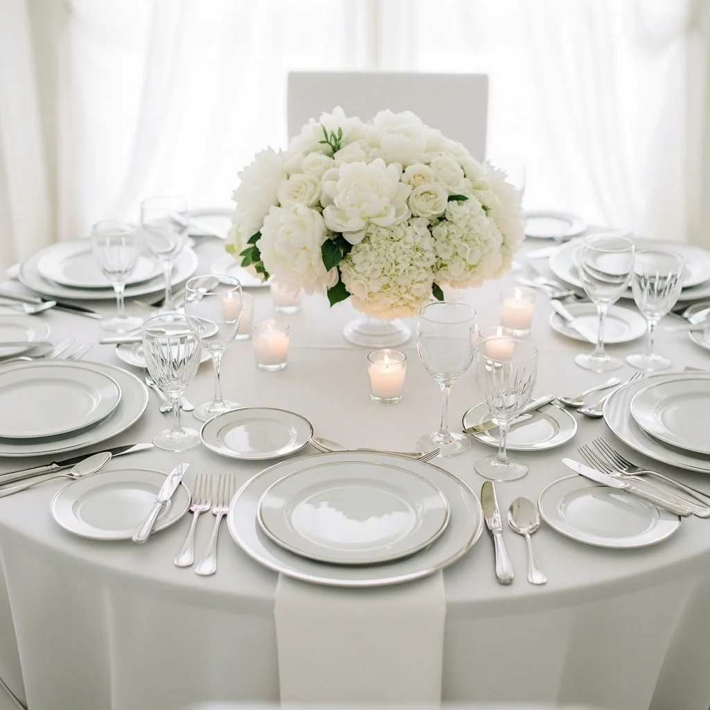 The All-White Classic Setting