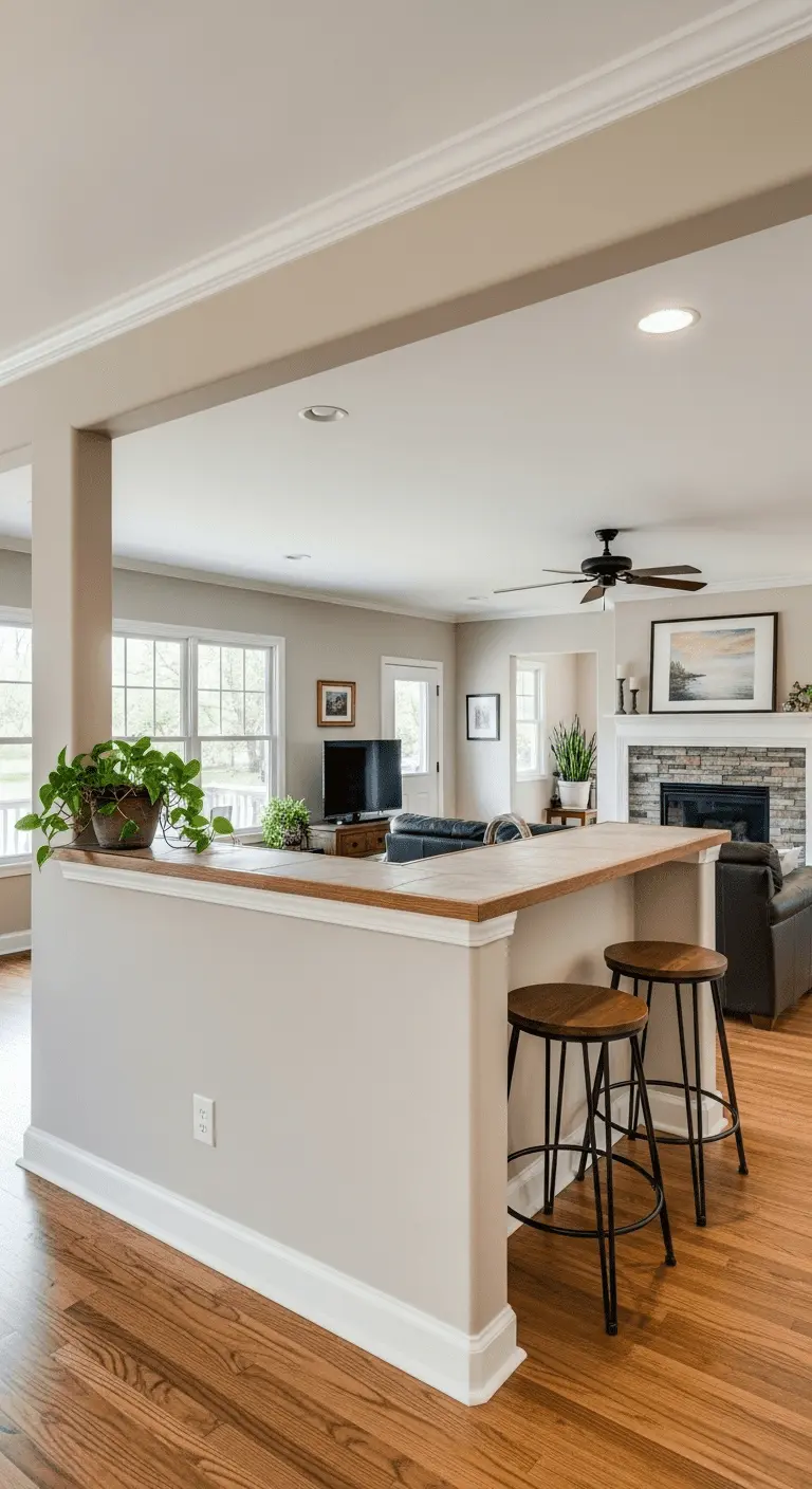 The Half Wall or Pony Wall