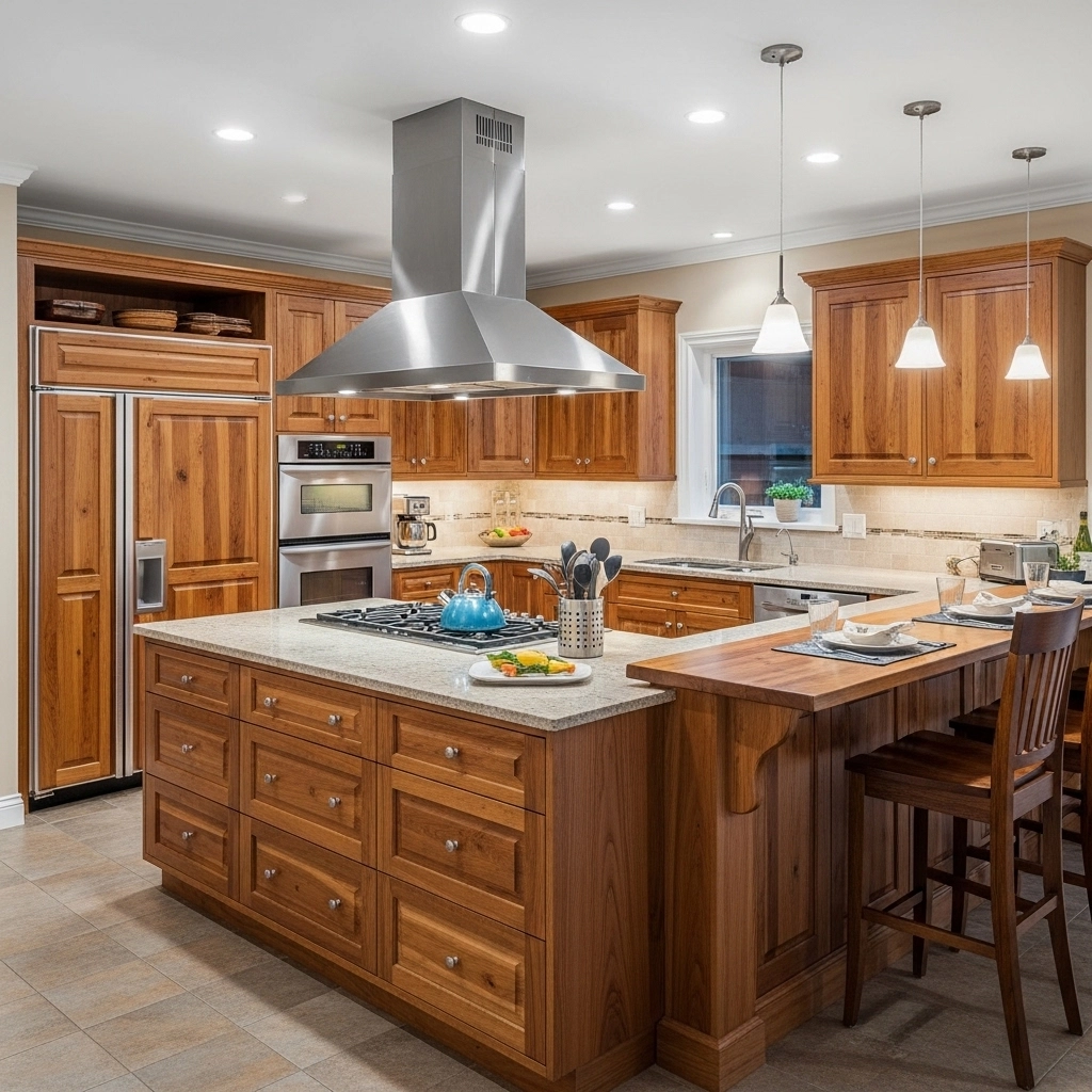 The U Shaped Peninsula for Maximum Counter Space The U Shaped Peninsula for Maximum Counter Space