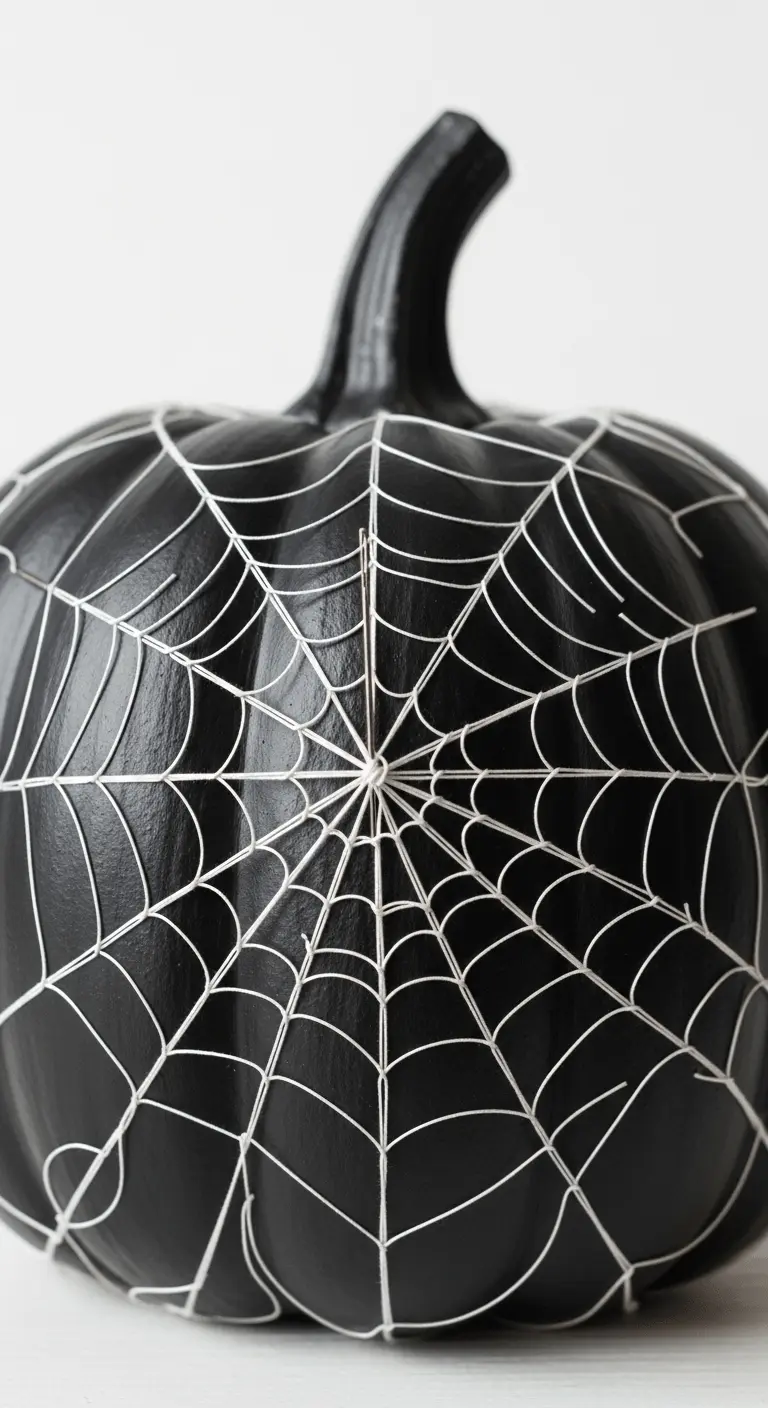 Thread Web Pumpkin