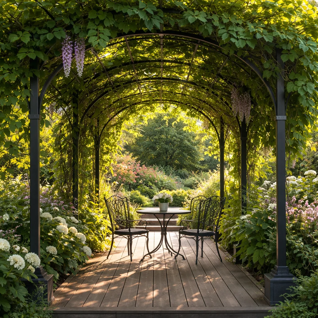 Trellis With Fast Growing Climbing Vines