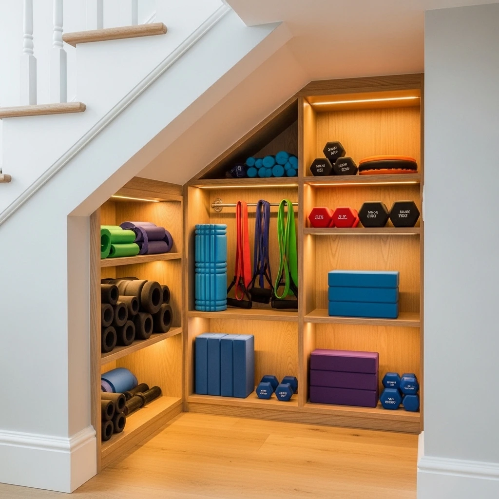 Under Staircase Storage Zone