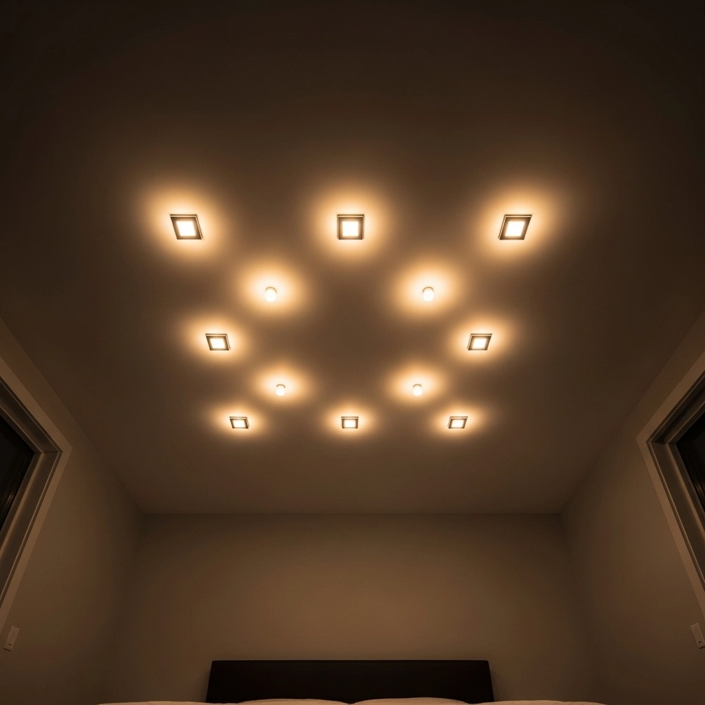 Use Dimmable Recessed Lights in the Ceiling