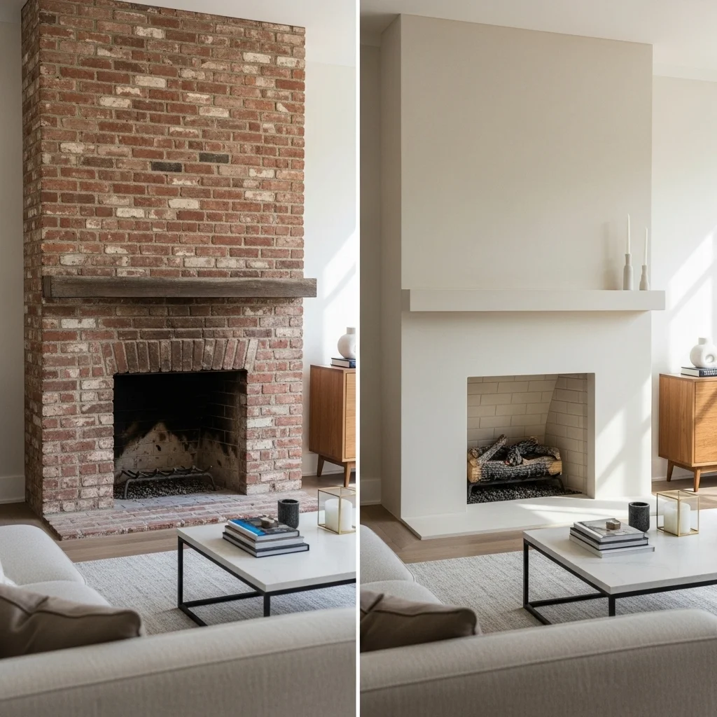 Venetian Plaster Over Existing Brick