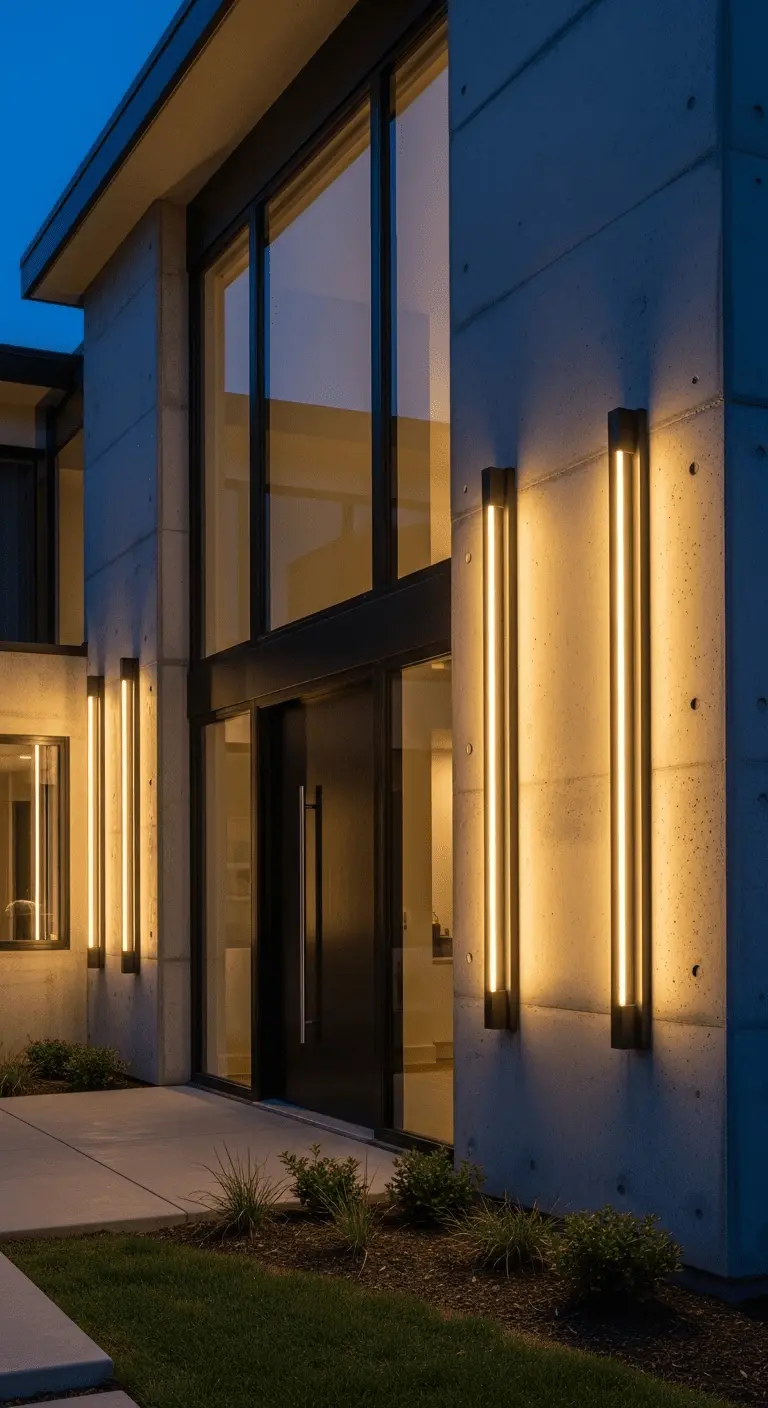 Vertical Linear LED Wall Sconce