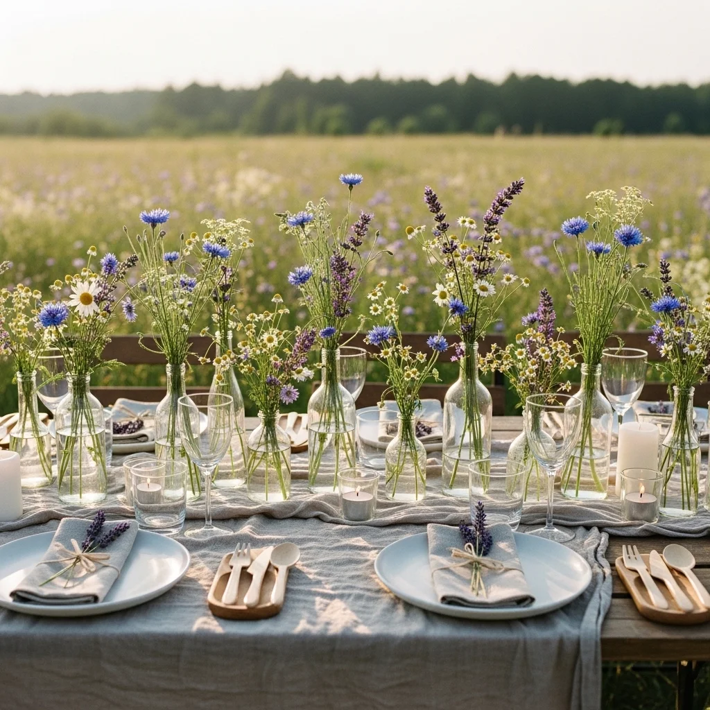 Wildflower and Meadow-Inspired Setting