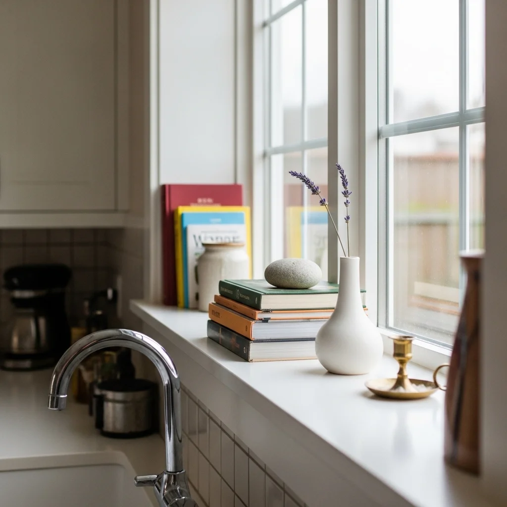 Window Seat or Ledge Display for a Personalized Touch