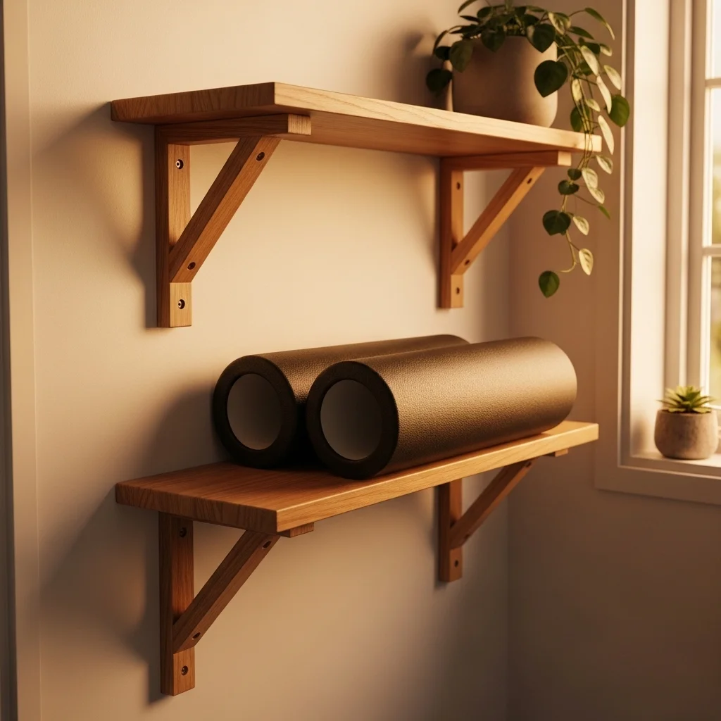 Wooden Wall Mounted Shelf Brackets