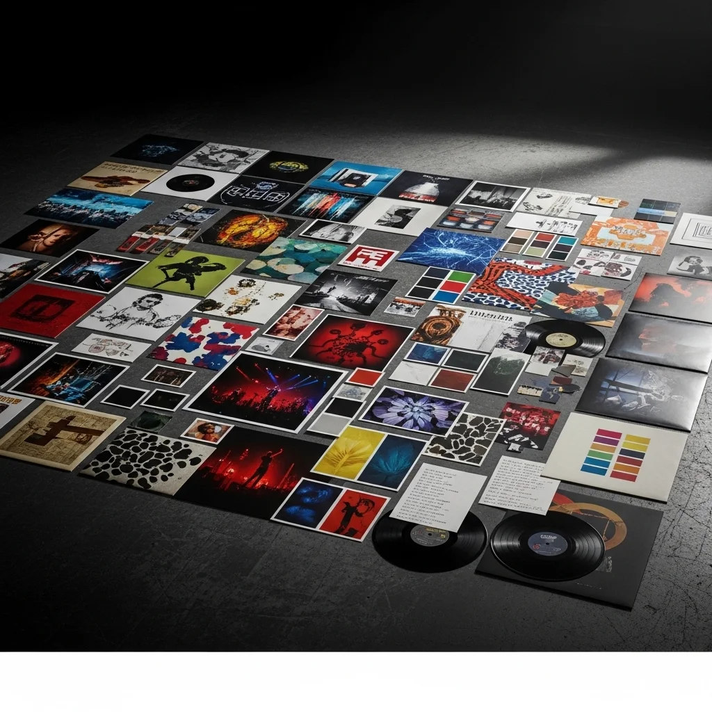 The Music and Album Artwork Mood Board