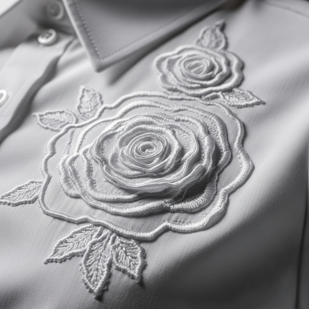 3D and Raised Embroidery Techniques