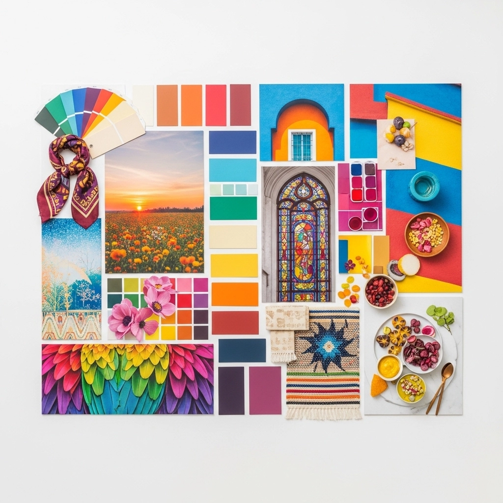 The Color Story Mood Board